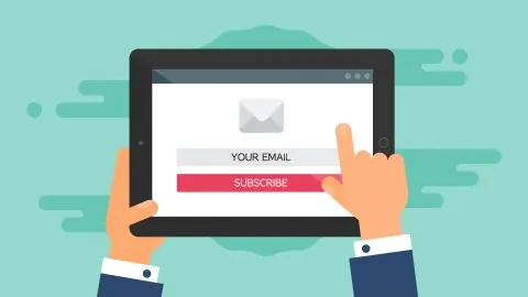 Web template tablet email form