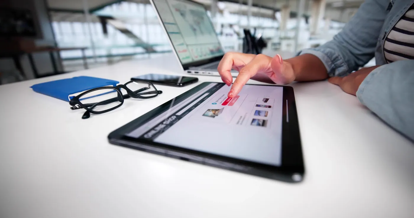 Online ecommerce website store shopping