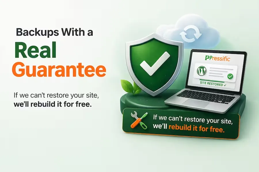 Pressific Backups Are Guaranteeed