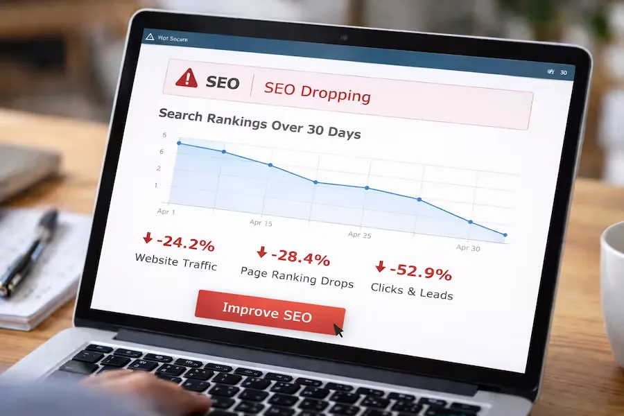 Pressific - If you don't maintain your website, SEO will drop