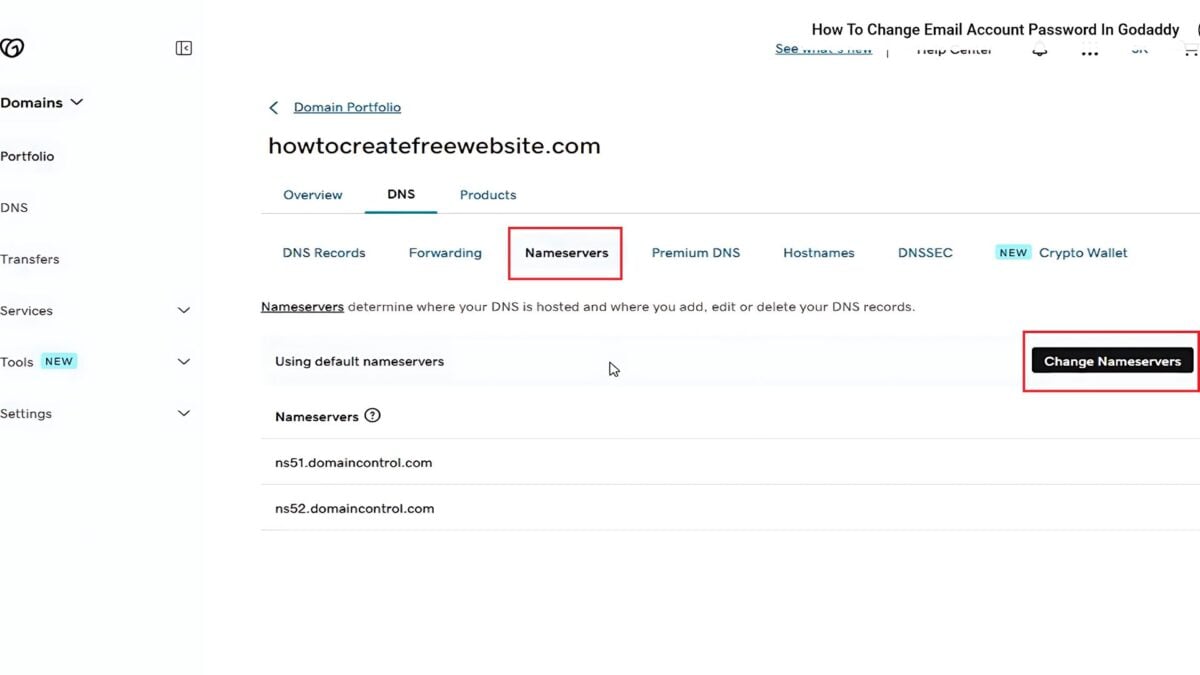 How to Update Your DNS Nameservers - on GoDaddy, Name Cheap et al. 3 4 1