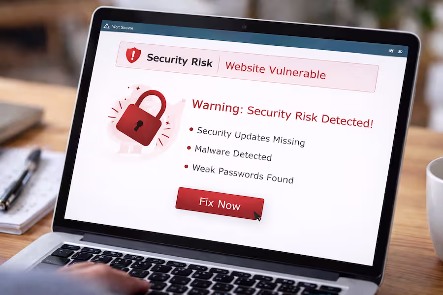 Pressific - If you don't maintain your website, the security risk increases